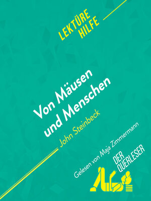cover image of Von Mäusen und Menschen von John Steinbeck Lektürehilfe